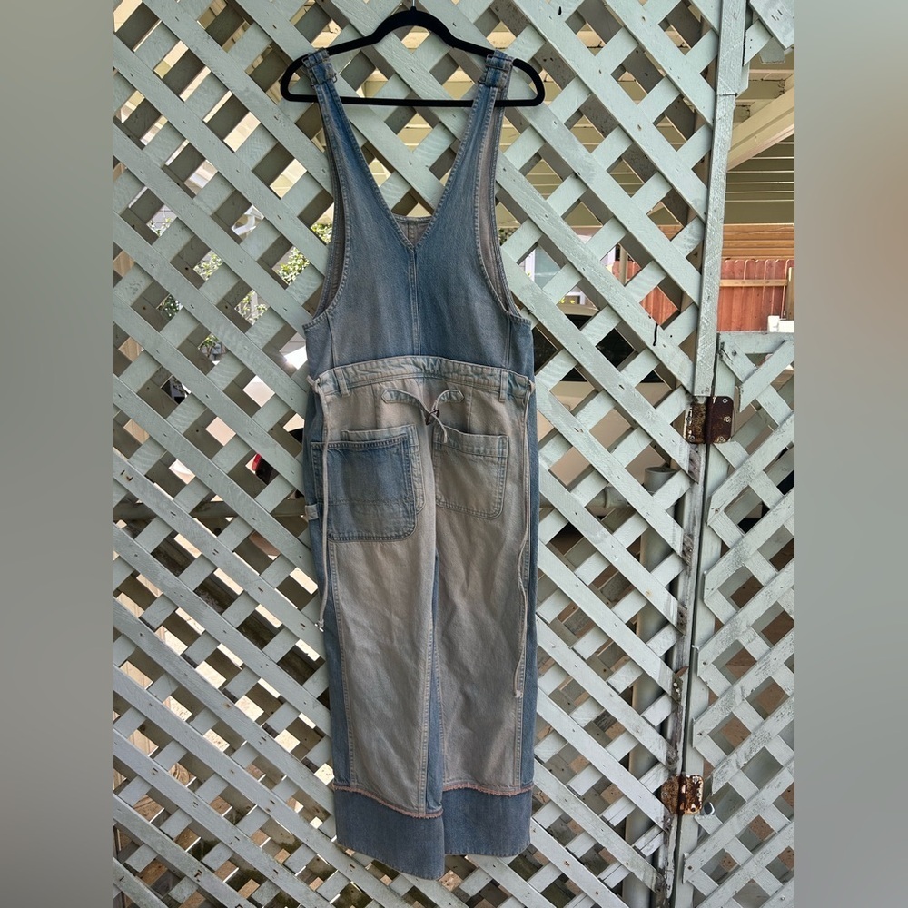 Rare free people denim overalls - Picture 4 of 5
